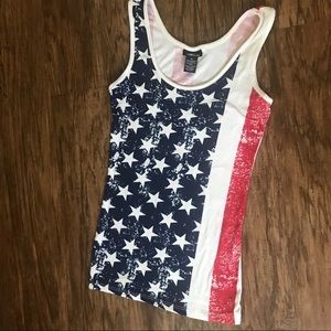 RUE 21 AMERICAN FLAG TANK TOP